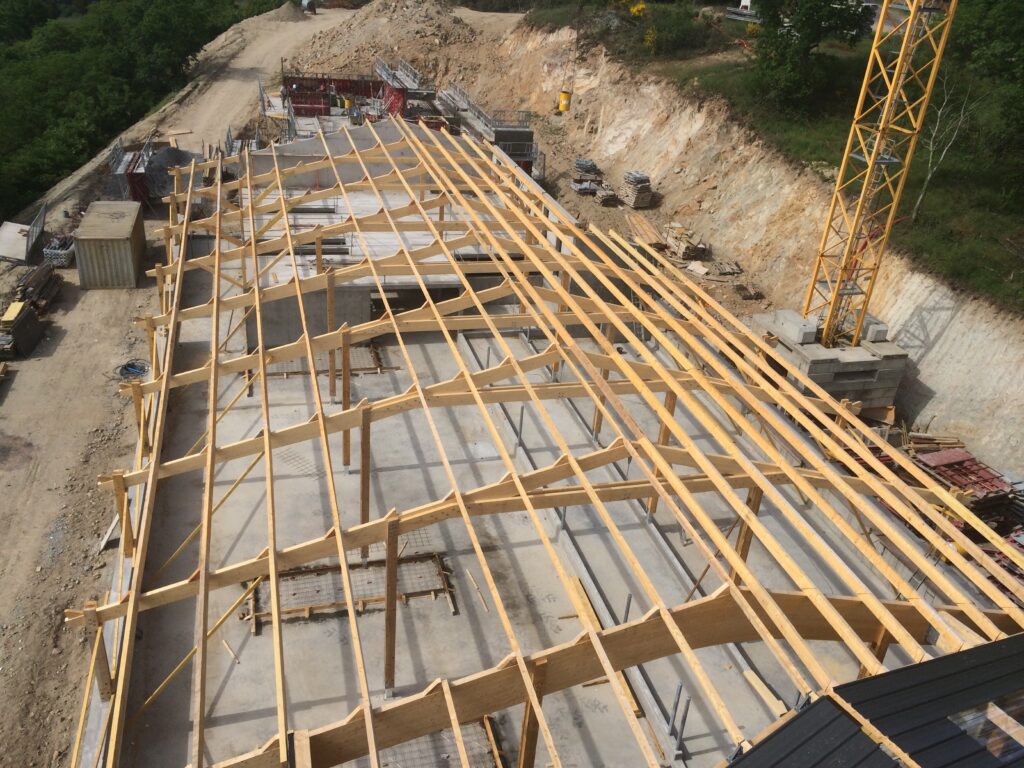 Charpente bâtiment agricole